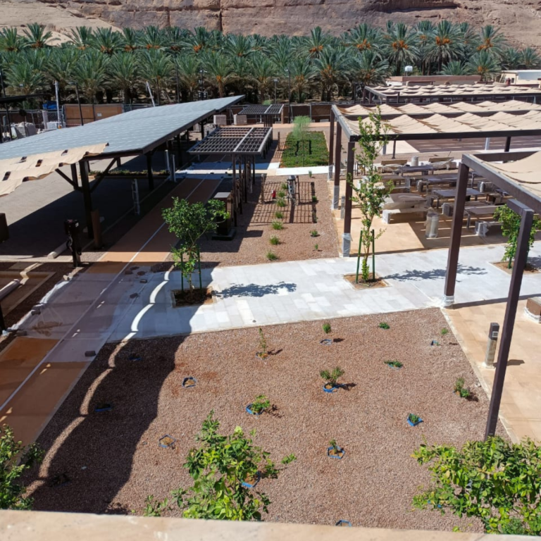 Nabtat Trading Company - Construction project in AlAula Hardscaping